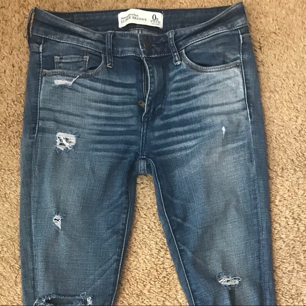 Abercrombie and Fitch skinny jeans in 0 regular
